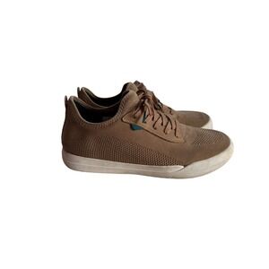 Vessi Weekend Waterproof Knit Sneakers Tan M10 Mens Slip On Water Resistant